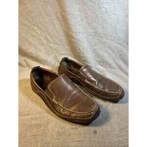 Men Cole Haan Slip On Moccasin Active Casual Loafers Shoe Brown 10 M C04059 L17